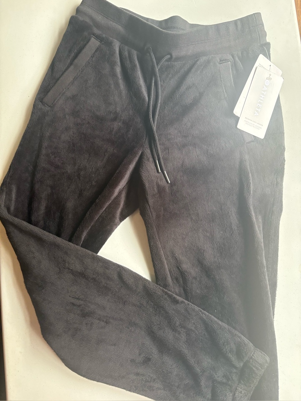 Athleta Recover Cozy Jogger, Black, New With Tags